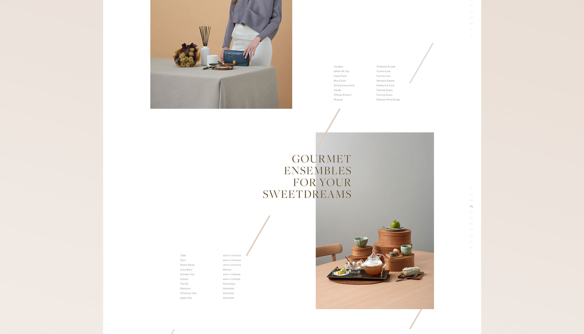 Mandarin Gallery Lookbook | Projects